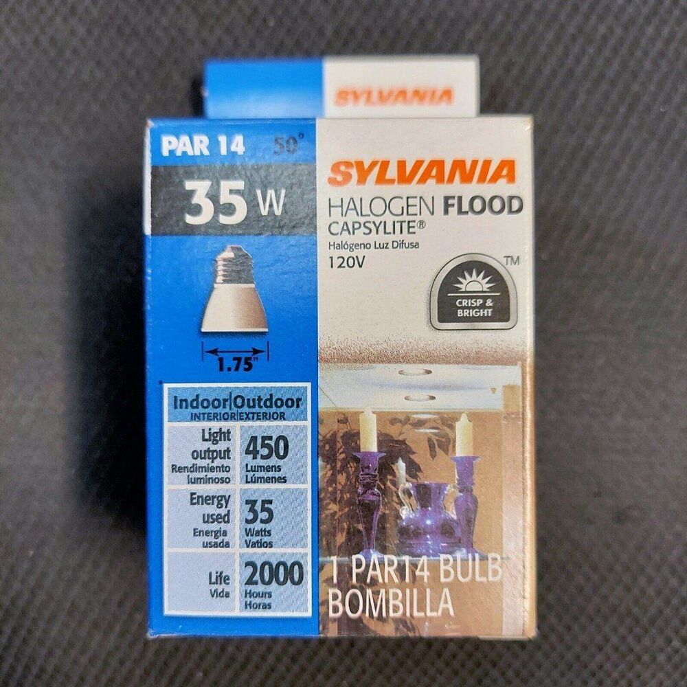 Sylvania Halogen Flood Lamp Light Bulb 35W 120V 450 Lumen 2000 hours